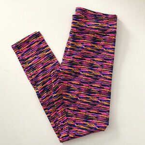 NEW! Flirtitude JR MEDIUM Bright Colorful Cotton Stretch Athletic Leggings